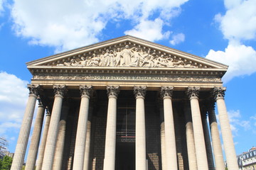 The Madeleine Church in Paris, France