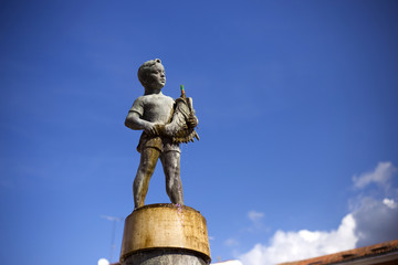 Statue in Rovinj, Istria - Croatia