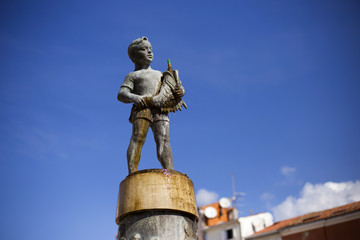 Statue in Rovinj, Istria - Croatia