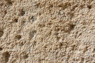Poröser Stein in beige