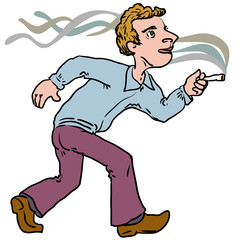 smoking man