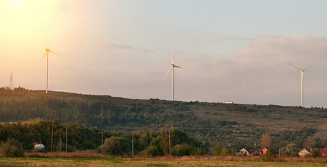 wind turbines