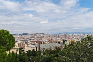 Fototapeta na wymiar Barcelona Cityscape