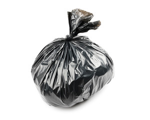 Black garbage bag