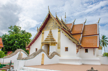 Fototapeta premium Wat Phumin temple lanna style. Nan province, Thailand