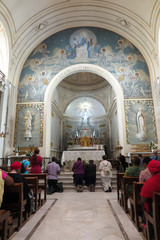 .Paris, France - September 6, 2016: Inside the Church of the Mir