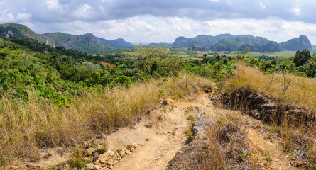 View of the Vinales Valley, Cuba