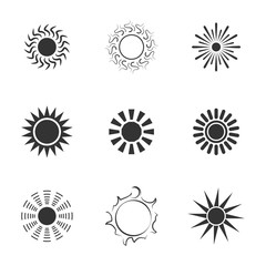 Sun icons