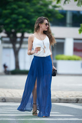 Walking woman