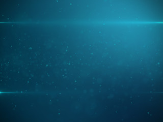 Beautiful Blue Light and Particles - Luxury Background Design Element
