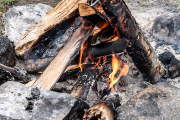 Summer weekend cumpfire