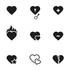 Hearts icons