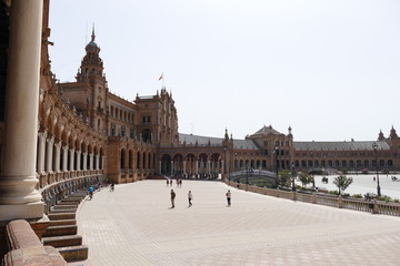 Fototapeta na wymiar Sevilla, Plaza de Espana