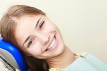 emale patient smiling in dentistry