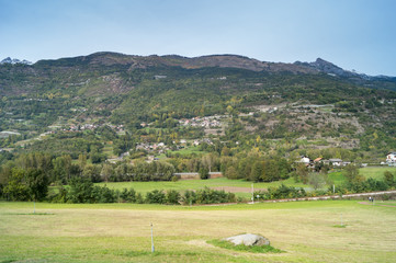 mountain landscape in autumn