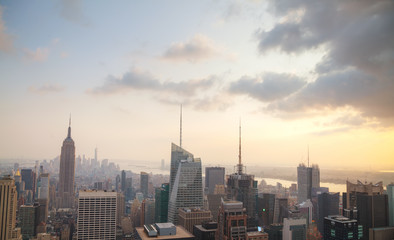 Fototapeta premium New York City aerial overview