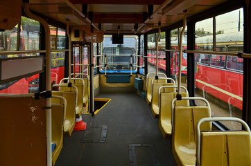 W tramwaju - inside the tram