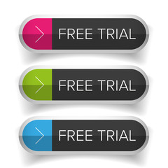 Free Trial button set