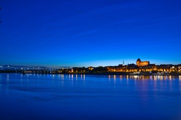 Fototapeta premium Torun city night view
