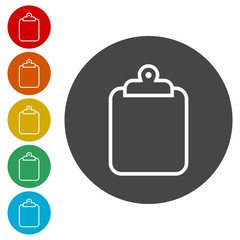 Check list icon in circle 