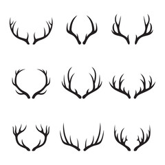 Naklejka premium horns icons