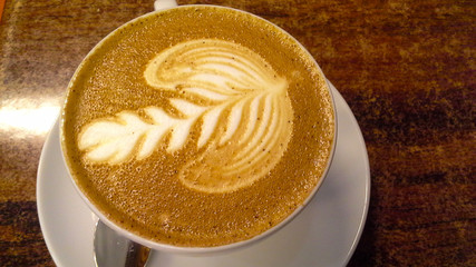 cup of cappuccino