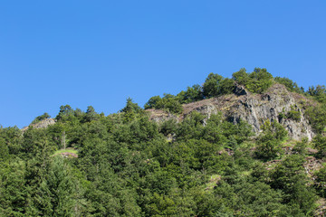 Südostblick auf den Karlsruher Grat; Schwarzwald Sommer