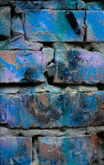 of the graffiti on the wall