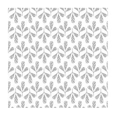 Leaves seamless pattern vector