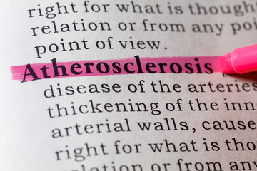 Dictionary definition of atherosclerosis