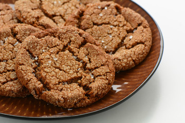 Fresh baked ginger cookies