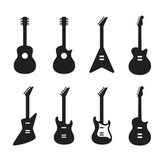 Guitar Silhouettes Icons