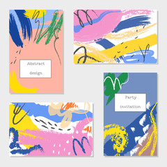 Set of universal cards.