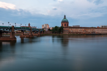 Toulouse, France on a spring evening.  