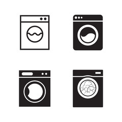 washing machine icons ser