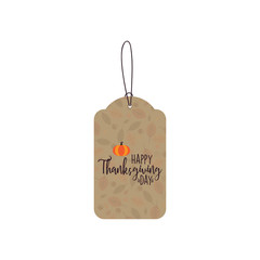 Thanksgiving day label