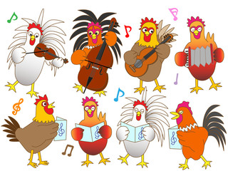 鶏のコンサート