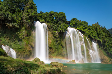 Bangioc waterfall in Caobang, Vietnam