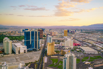Aerial view of Las Vegas strip in Nevada © f11photo