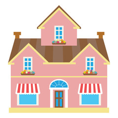 House cartoon vector illustration
