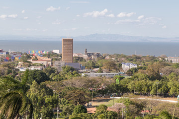 Fototapeta na wymiar Managua view from Tiscapa, Nicaragua