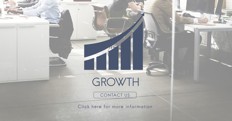 Business Success Report Graph Concept