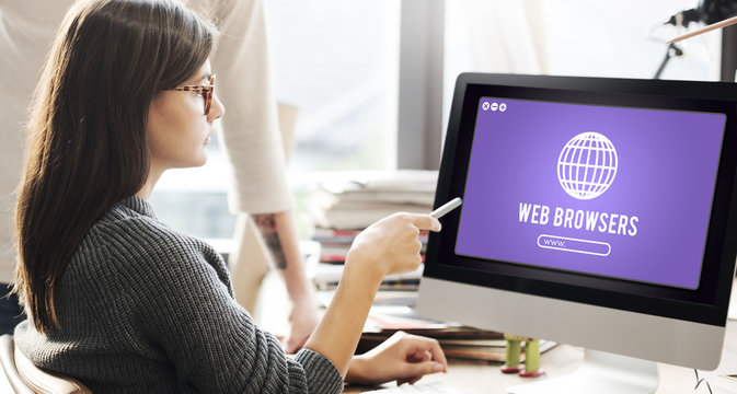 Web Browser Internet Net Technology Concept