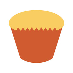 delicious cupcake sweet isolated icon vector illustration design