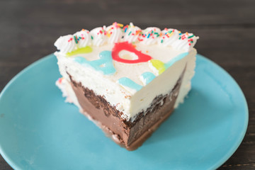 happy birthday ice-cream cake