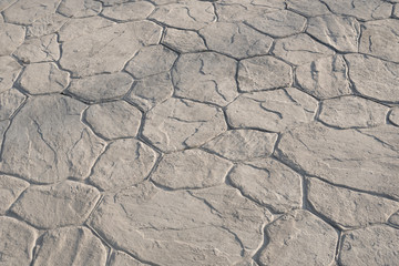 Stamp concrete texture pattern and background.