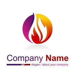 fire vector logo