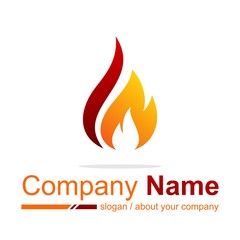 fire vector logo