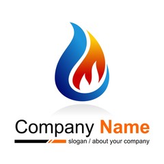 fire vector logo