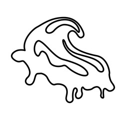 sweet delicious cream icon vector illustration design